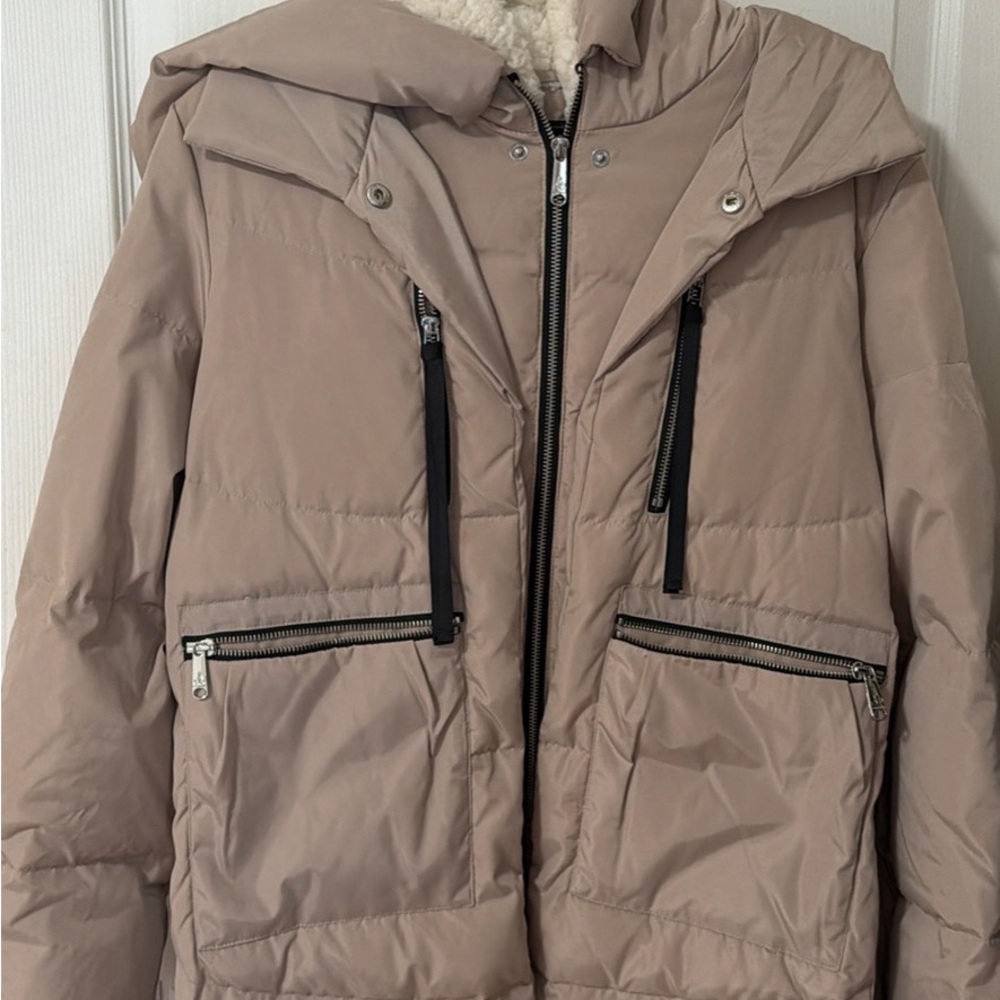 Sam Edelman – Faux Fur Hooded Full Zip Parka